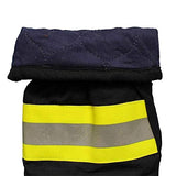 ▶ Guantes ignífugos de Cuero contra Incendios, Guantes de Bombero Impermeables Resistentes al Fuego ignífugos de Trabajo Resistentes a Altas temperaturas