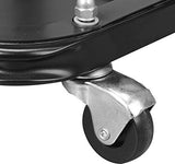 Torin TR6100W Blackjack Rolling Creeper - Taburete mecánico Acolchado con Bandeja de Herramientas, Color Negro