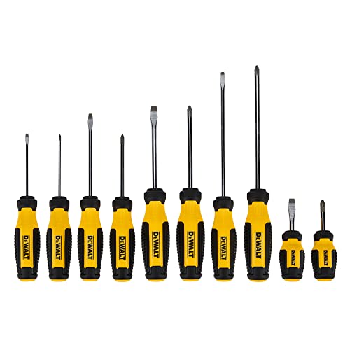 DEWALT Juego de destornilladores de barra fija (10 piezas)