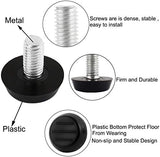 Riccioofy - Niveladores de pie (20 unidades, M8 x 15 mm, tornillo de nivelación para muebles, patas de muebles, suelos de madera)