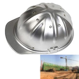 ▶ Cascos de construcción Casco de Seguridad de Aluminio Cascos de Seguridad Casco de aleación de Aluminio La Parte Superior es más Segura