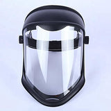 Segolike Escudo Facial de Casco Visera de policarbonato Cubierta Protectora Casco de Soldadura de Esmerilado de Seguridad, con ópticas exc, Máscara antivaho