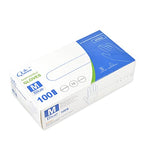 ▶ Guantes De Nitrilo Azul Libre de Látex Sin Polvo desechable resistente antiadherente uso industrial alto rendimiento ideal para cocinar pack de 100 piezas (Medium)