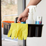 Rubbermaid Commercial Caddy para carros de limpieza Negro