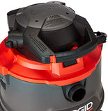 Ridgid RT1600M Aspiradora de Solidos y Líquidos, 6.5 HP, negro con rojo