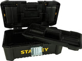 Tool box De plástico Negro, Amarillo caja de herramientas - cajas de herramientas (Caja de herramientas, Metal, De plástico, Negro, Amarillo)