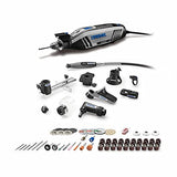 ▶ DREMEL Mototool con 9 Aditamentos 64 Accesorios Maletín Metálico