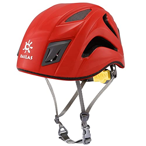 KAILAS Selma - Casco de Escalada Ligero, protección para la Cabeza, Equipo de Rescate de rapel Ajustable