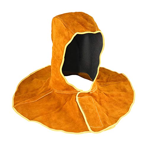 ▶ Capucha  Soldador de piel Soldadura Tapa Soldadora para Soldadura, Herrería