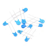 ▶ Hilitchi Kit surtido de condensadores de cerámica DIP de alto voltaje de 1 KV / 100 pF a 10000 pF – [375 piezas 15 valores]