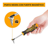 ▶ Set De 6 Destornilladores con punta Magnética Desarmadores Phillips Y Plano Acero Cr-V HKSD0628