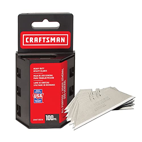 ▶ CRAFTSMAN Cuchillas para cuchillos utilitarios, paquete de 100 (CMHT11921A)