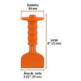Truper CL-3-1/2X8G, Cincel ladrillero, 3-1/2 X 8", con grip