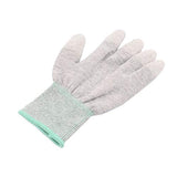 ▶ Full Fingers Nylon Labor Protection Guantes antideslizantes antiestáticos Gris Verde(10 13 Full Fingers Nylon Labor Protection Guantes antideslizantes antiestáticos Gris Verde