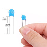 ▶ Hilitchi Kit surtido de condensadores de cerámica DIP de alto voltaje de 1 KV / 100 pF a 10000 pF – [375 piezas 15 valores]