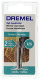 ▶ DREMEL - Fresa de Alta Velocidad 1/4 Pulgadas, 2 Piezas