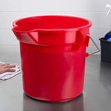 Rubbermaid Commercial Products FG296300RED Brute Resistente, Resistente a la corrosión, cubeta Redondo, Rojo
