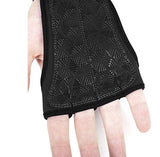 Guantes para GYM con muñequera ajustable par excelente agarre y control. Accesorio deportivo para hombre y mujer, ideal para cargar pesas, gimnasio, crossfit, fitness, entrenamientos, gimnasia y hacer ejercicio. Guantes de neopreno para barras. (Negro, Ch