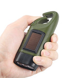 🔦 Linterna recargable Simpeak [2 unidades] Linterna de mano con manivela solar, linterna LED recargable de emergencia, linterna de supervivencia, dinamo rápido para deportes al aire última intervensión