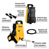 ▶PRETUL -1300P Hidrolavadora Eléctrica, 1300 PSI, 1200 W, 4.8 L/min