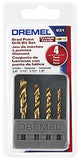 ▶ DREMEL -Juego de brocas con punta de centrado, 4 piezas