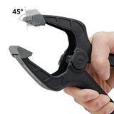 ▶ AMAZON BASICS Juego de abrazaderas de resorte de nailon de 14 piezas, 6 piezas de 3-3/8 pulgadas, 4 piezas de 4-1/2 pulgadas, 4 piezas de 6-1/2 pulgadas