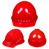 ▶ Casco de Seguridad - Casco Ajustable para la construcción Líder Electricista ABS de Alta Resistencia Casco de protección de Mano de Obra Transpirable (Color : Blue, Size : 2pcs)