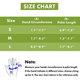 ▶ Guantes de jardinería profesionales a prueba de espinas GLOSAV para mujeres y hombres, poda de rosa y corte de cactus, guantes de jardín de manga larga resistentes, de piel de vaca (pequeño, azul)