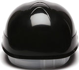 ▶ Gorra de seguridad con bloqueo deslizante de 4 puntos, color negro