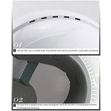 outdoor product Casco de Seguridad Industrial, Casco de Construcción de Borde de ABS Casco de Seguridad de Choque con Gafas，para Poder/Edificio