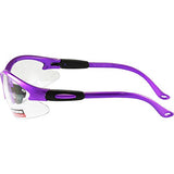 ▶ Global Vision Cougar Lab & Gafas de seguridad Lente transparente (morado)