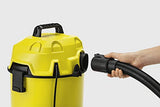 ▶ KARCHER  Aspiradora multiuso WD1, Amarillo (7 piezas)