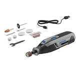 ▶ DREMEL -  Lite Mototool Inalámbrica Batería De 4VMax de Litio Con 10 Accesorios