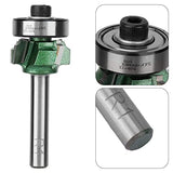 FTVOGUE Edgetrimmer Router Bit R1 / R2 / R3 Carpintería Fresadora 4 Dientes Cortadora de Recorte Para Carpintería Máquina de Grabado