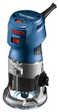 Routers Juego de herramientas BOSCH GKF125CEK Colt 1.25 HP (máximo) Kit de router de palma de velocidad variable con guía de borde