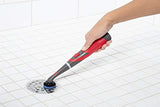 Rubbermaid Kit de Repuesto de Microfibra de Cepillo para Polvo eléctrico de Limpieza, 2 Piezas, Rojo/Gris, Multiusos, Compatible Power Scrubber