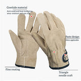 ▶ Guantes ignífugos  para barbacoa con aislamiento térmico, ignífugos, gruesos, Unisex, guantes para asar, protectores de soldadura manual para Chef, alta seguridad contra incendios