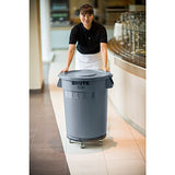 Rubbermaid Dolly, Twist On/Off Round Dolly, Negro