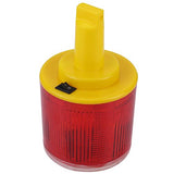Simlug Luz de Emergencia Solar, 1pc LED de Advertencia de Emergencia Solar Luz de Flash Lámpara de Alarma Tráfico Carretera Barco Luz roja