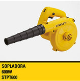 STANLEY STPT600-B3 - Sopladora y Aspiradora Electrica de Velocidad Variable, 600W