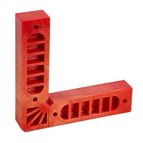 Herramientas de carpintería Newmind Cuadrados de posicionamiento portátiles, carpintería de 150 mm, caja de joyería en forma de L, abrazadera de esquina de ángulo recto de 90 grados, herramienta cuadrada para armarios de carpintero