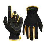 ▶ Guantes de jardinería DE trabajo utilitarios para hombres, guantes de jardinería, guantes de mecánica finos, guantes ligeros para pantalla táctil, color negro medio