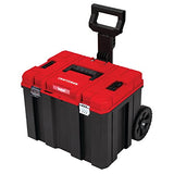 ▶ CRAFTSMAN Caja de herramientas rodantes con ruedas, bloqueable, color rojo, 20 pulgadas