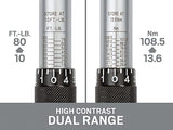 TEKTON 24330 Llave de torque de 3/8", (10-80 ft.-lb./13.6-108.5 Nm)