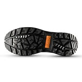 ▶   NORTIV 8 Botas de trabajo impermeables con puntera de acero para hombre, marrón / litchi, 10.5 US