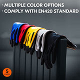 ▶ Guantes de jardinería  Trabajo de Cuero Artificial, Jardinería, Multifunción (5 Colores, Talla 7/S, AL8736)