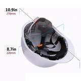 ▶ Casco de Seguridad ABS Sitio de Construcción Casco de Seguridad de Construcción Anti Aplastamiento y Transpirable Alta Resistencia a Impactos y Resistencia a Pinchazos Tamaño Máximo de uso 630 Mm