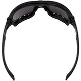 ▶Gafas de sol deportivas acolchadas de seguridad para motocicleta, color negro con lente ahumada