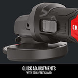 ▶ CRAFTSMAN  Herramienta de amoladora angular pequeña de 4-1/2 pulgadas, 6 amperios (CMEG100)