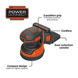 BLACK+DECKER Lijadora orbital aleatoria de 20 V MAX*, inalámbrica (BDCRO20C)